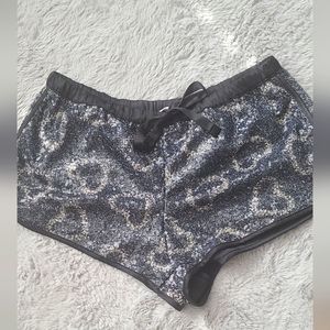 Victorias Secret Sequined Lounge Shorts Small